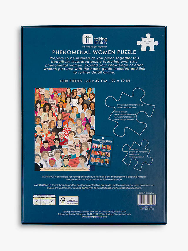 Talking Tables Phenomenal Women Jigsaw Puzzle, 1000 Pieces