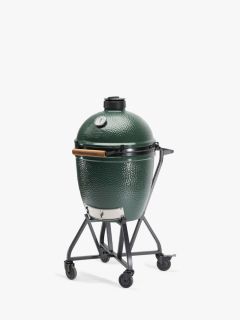 Big Green Egg Large Egg BBQ with IntEGGrated Nest Bundle, ConvEGGtor & Cover