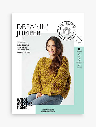 Wool And The Gang Dreamin' Jumper Knitting Pattern