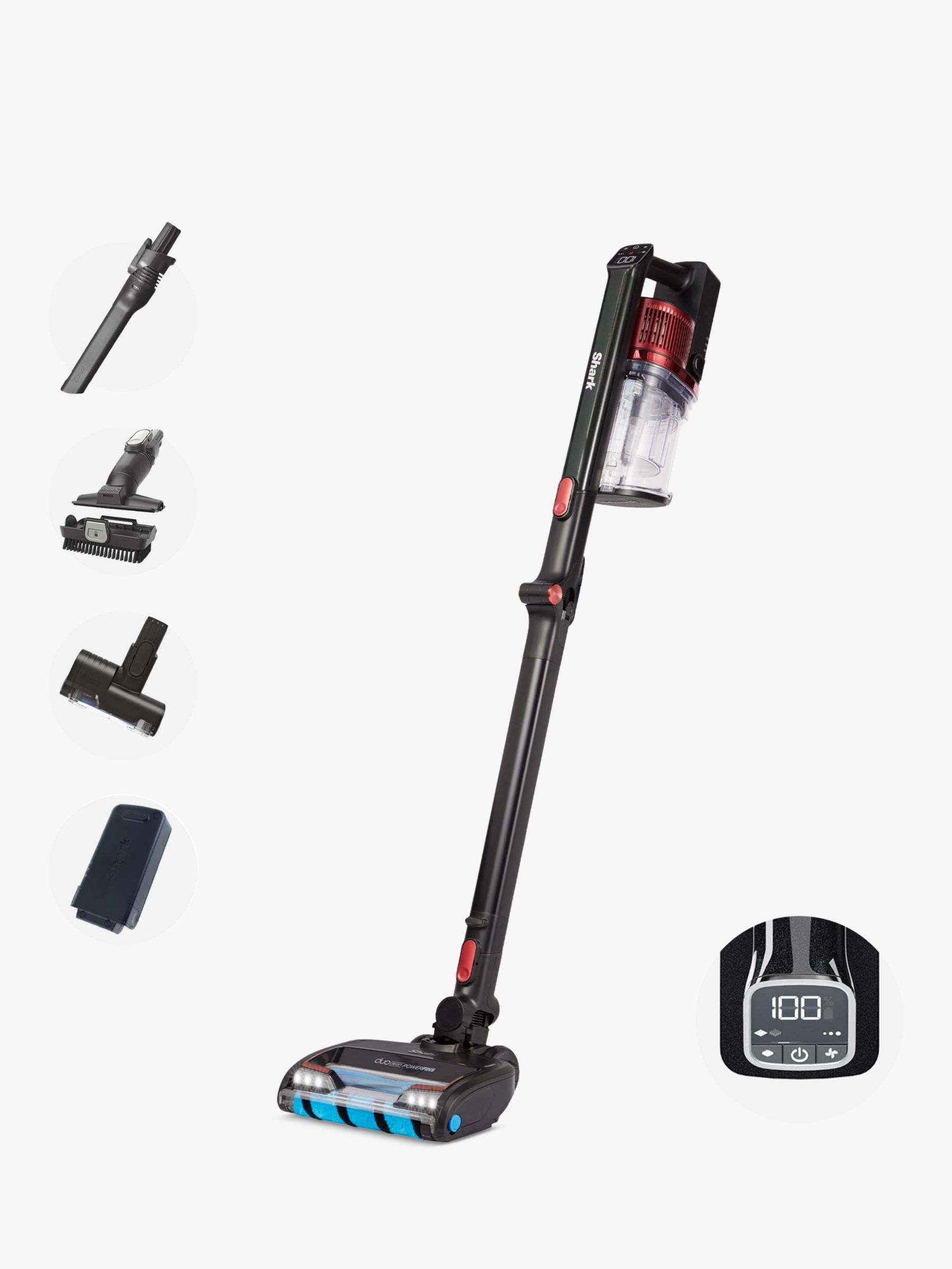 Shark IZ300UKT Pet Cordless Stick Vacuum with Anti Hair Wrap & PowerFins