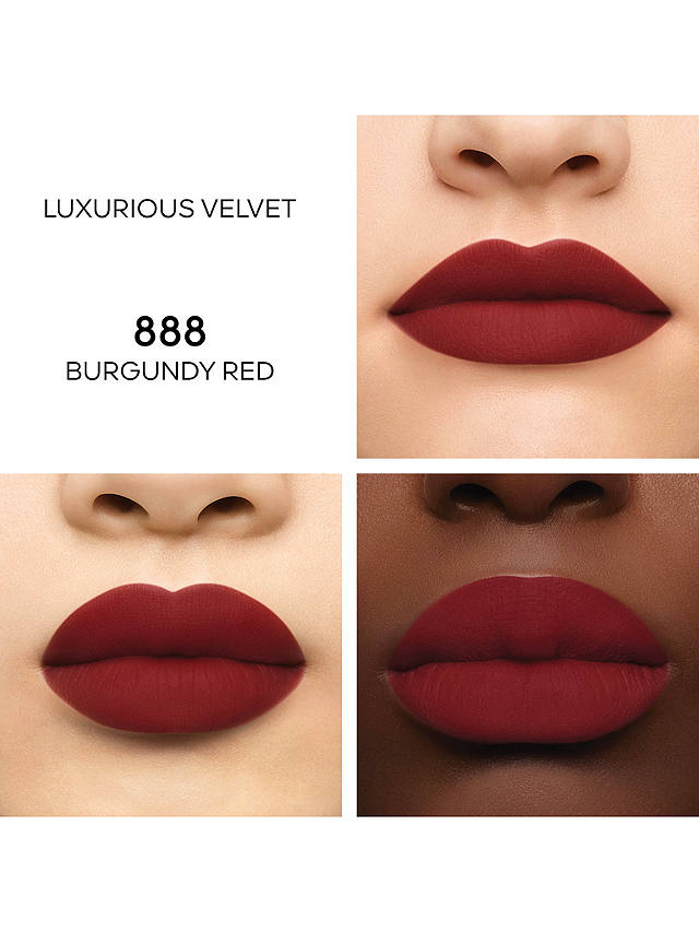 Guerlain Rouge G Luxurious Velvet Matte Lipstick, 888 Burgundy Red 5