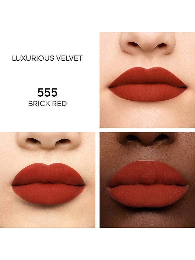 Guerlain Rouge G Luxurious Velvet Matte Lipstick, 555 Brick Red 5