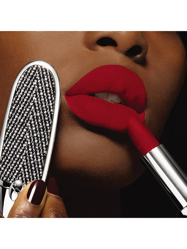 Guerlain Rouge G The Luxurious Velvet Double Mirror Lipstick Case, Chevron 5