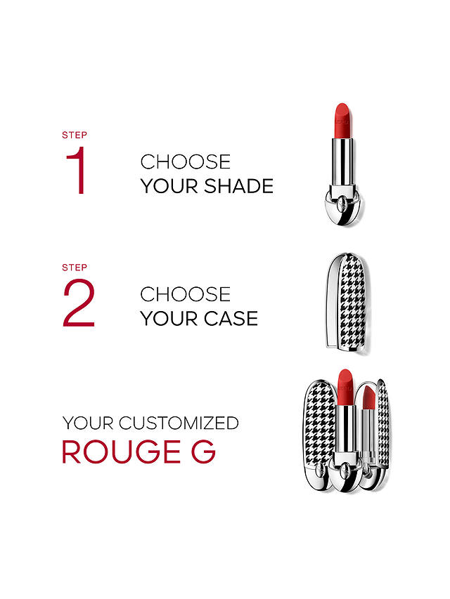 Guerlain Rouge G The Luxurious Velvet Double Mirror Lipstick Case, Black Velvet 2