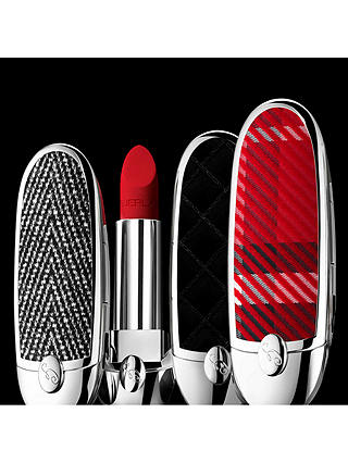 Guerlain Rouge G The Luxurious Velvet Double Mirror Lipstick Case, Black Velvet 4