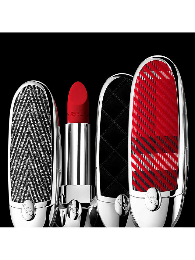 Guerlain Rouge G The Luxurious Velvet Double Mirror Lipstick Case, Black Velvet 4