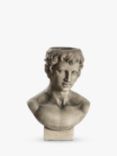 John Lewis Raphael Figurative Bust Sculpture & Planter, H41cm, Grey