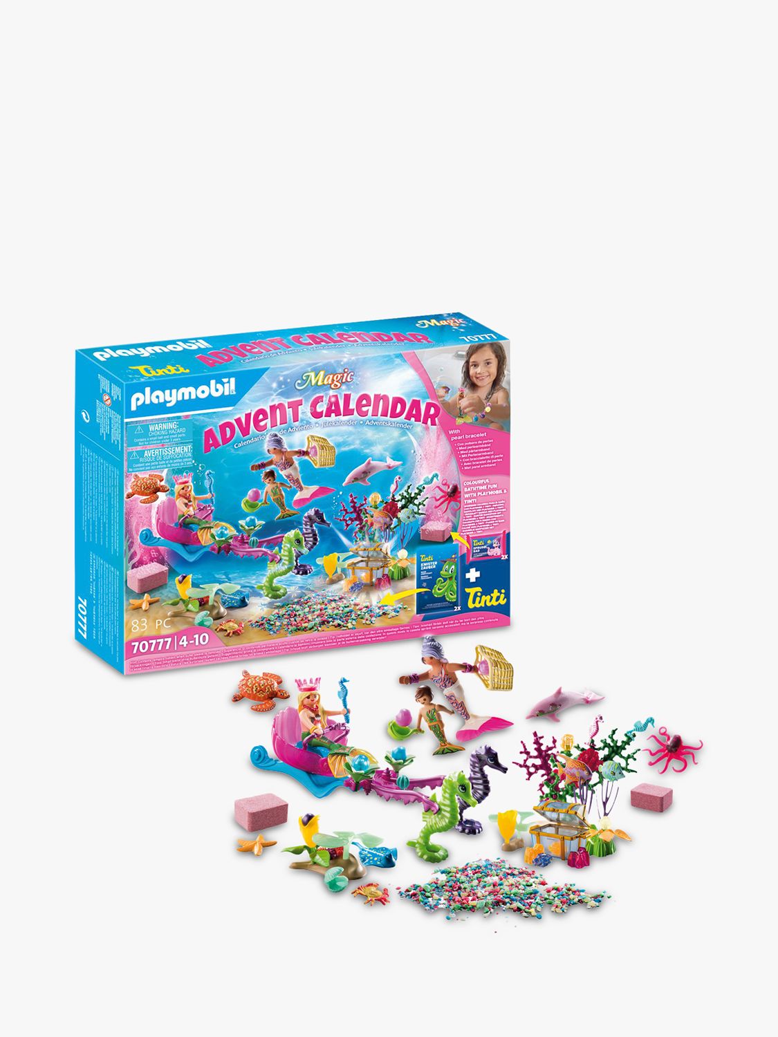 Playmobil 70777 Magical Mermaids Advent Calendar With ColourChanging