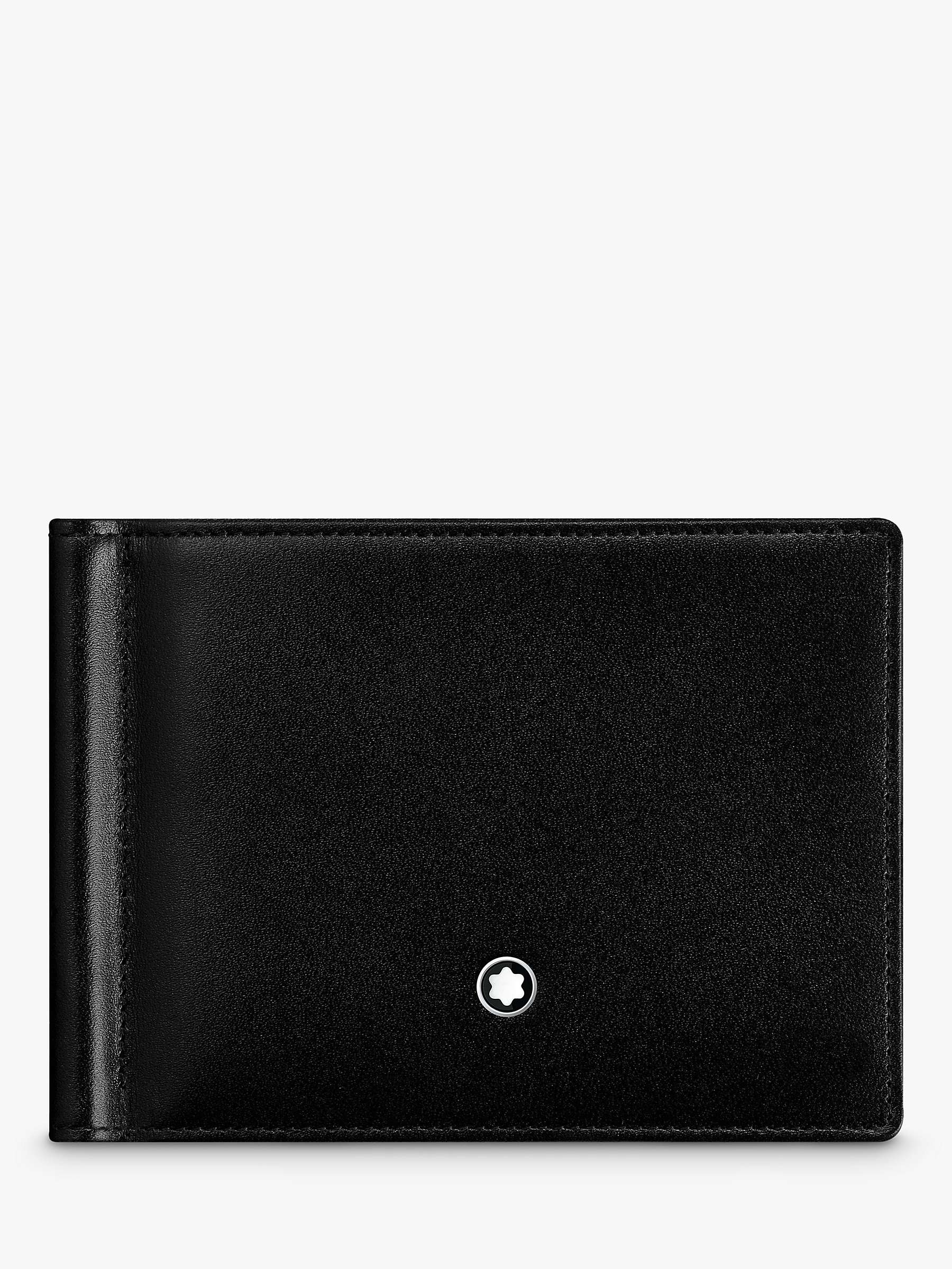 Buy Montblanc 6 Card Leather Wallet with Money Clip, Black Online at johnlewis.com