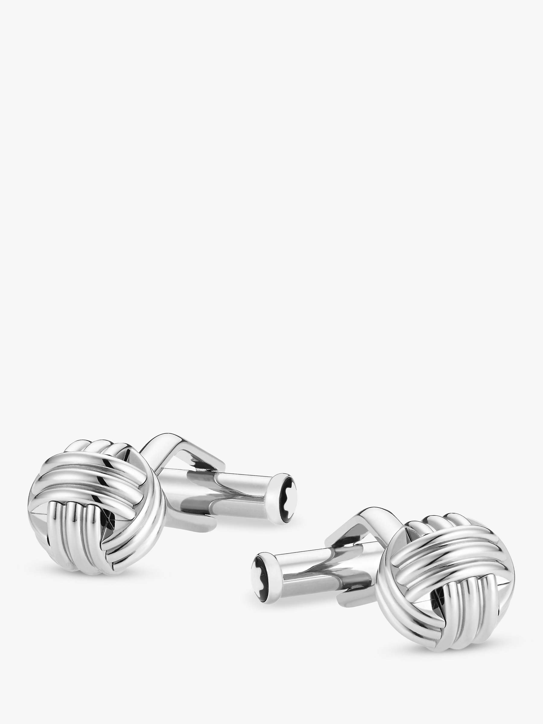 Buy Montblanc Sartorial Knot Cufflinks, Silver Online at johnlewis.com