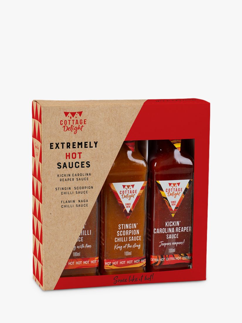 Cottage Delight Extremely Hot Sauces Set, 3x 100ml