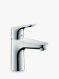 Hansgrohe Focus 100 Single Lever Basin Mixer Tap without Waste, Chrome