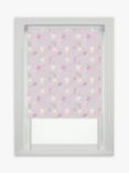 John Lewis Children's Print Shooting Stars Made to Measure Blackout Roller Blind, Lilac