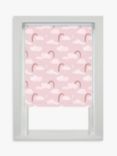 John Lewis Children's Print Nordic Rainbow Made to Measure Blackout Roller Blind, Pink