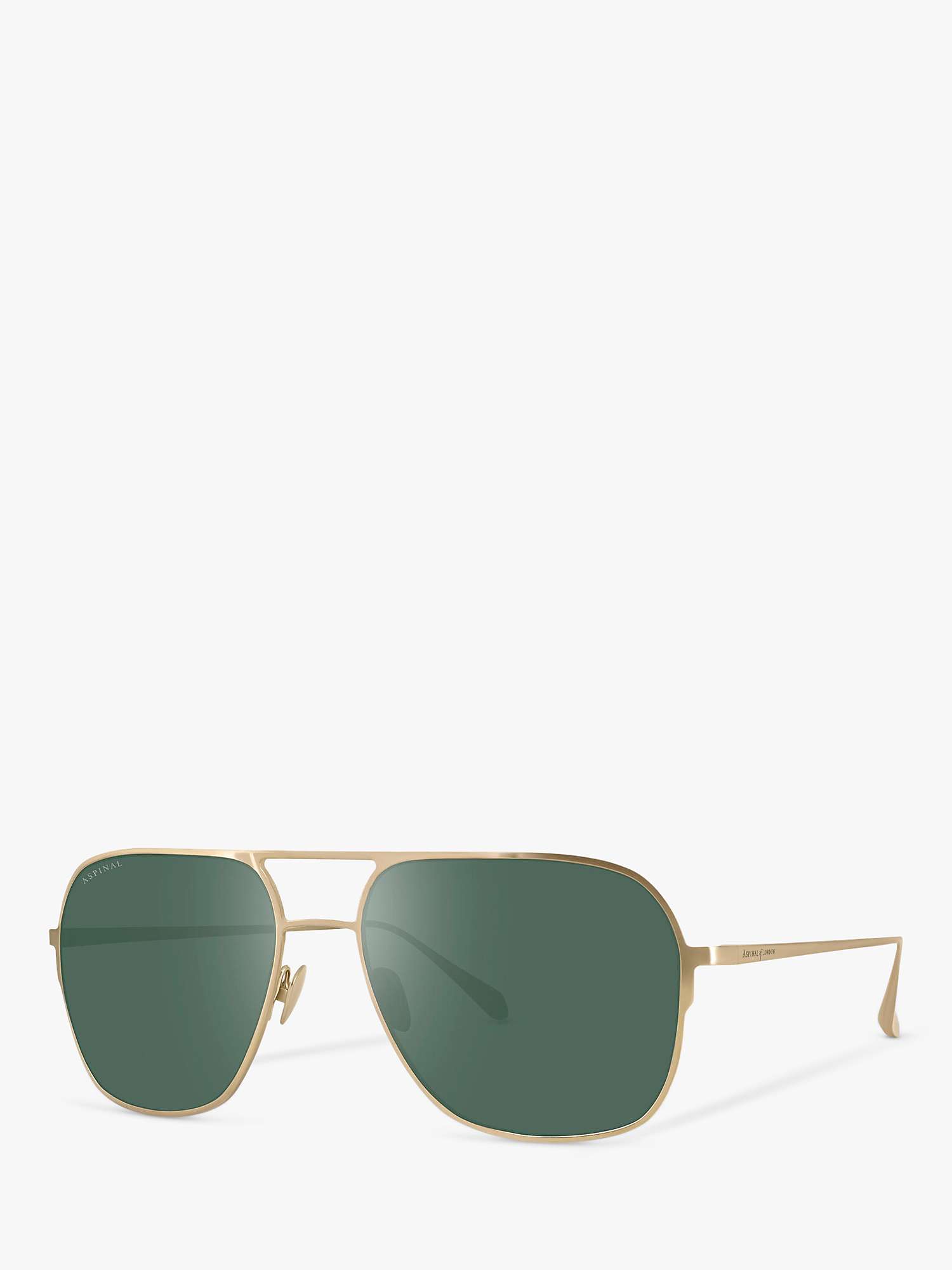 Buy Aspinal of London Men's Maranello Aviator Frame Sunglasses Online at johnlewis.com