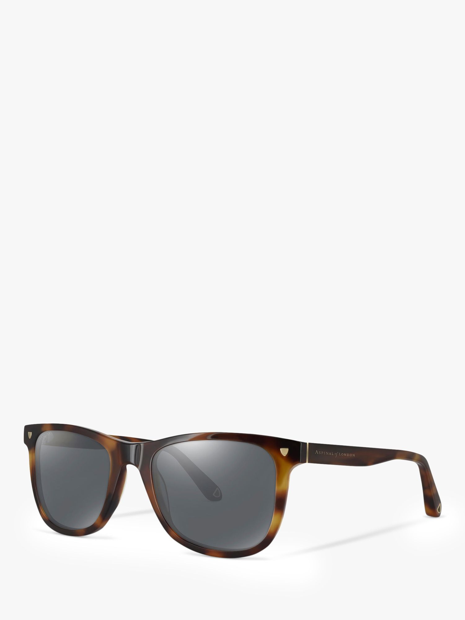 Aspinal of London Men's Milano D-Frame Sunglasses, Tortoiseshell