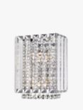 Impex Diore Crystal Wall Light, Small, Chrome