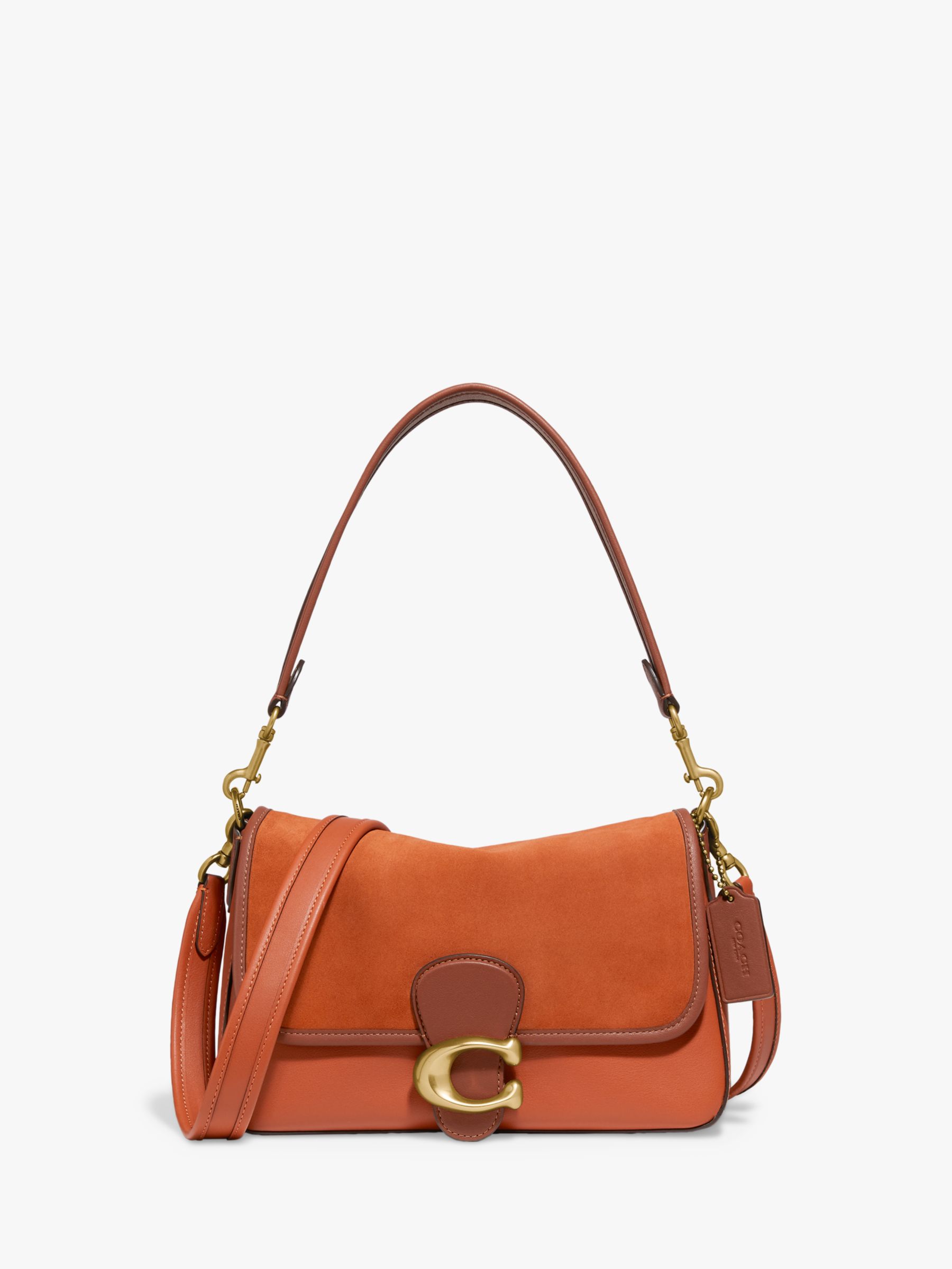 Coach Tabby Leather Shoulder Bag, Canyon