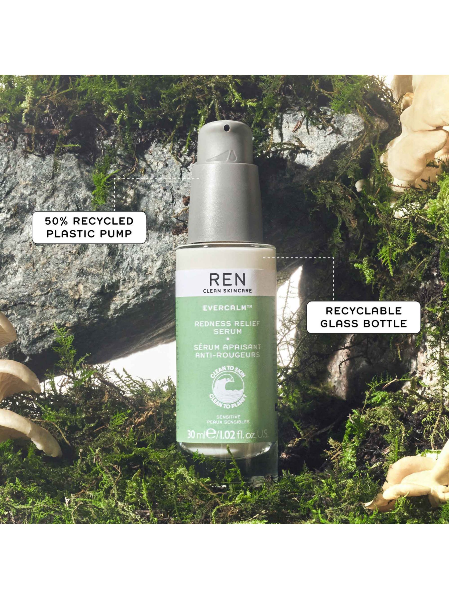 REN Clean Skincare Evercalm Redness Relief Serum, 30ml 6
