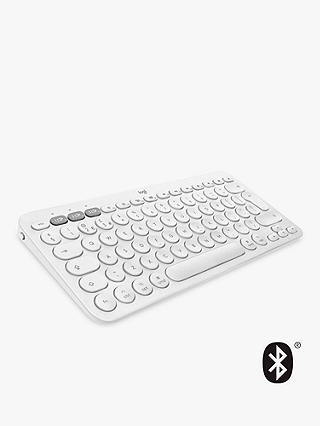 Logitech K380 Multi-Device Bluetooth Keyboard for Mac, White