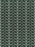 Orla Kiely Linear Stem Made to Measure Curtains or Roman Blind, Evergreen