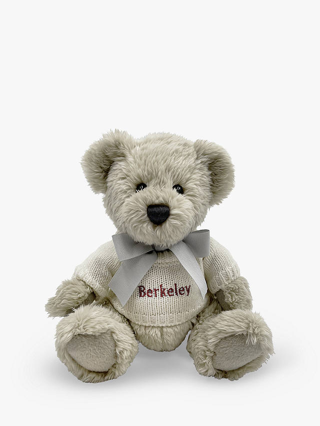 Babyblooms Personalised Berkeley Bear Soft Toy with Stocking Gift Box