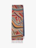 PS Paul Smith Snake Swirl Cashmere Blend Scarf, Multi