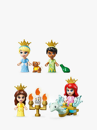 LEGO Disney Princess 43193 Ariel, Belle, Cinderella and Tiana's Storybook Adventures