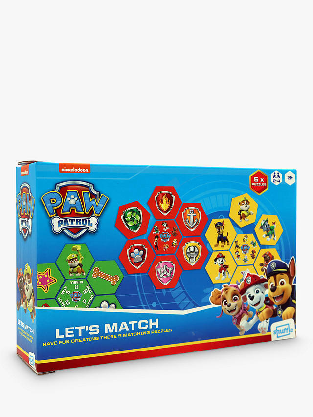 Paw Patrol Let's Match Puzzle Game