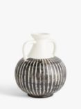 John Lewis Stripe Vase with Handles, H23.5cm, Multi