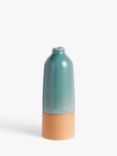 John Lewis ANYDAY Bottle Vase, H27cm, Green/Orange