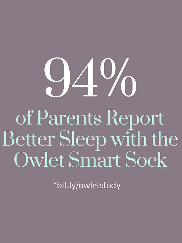 Owlet Smart Sock Plus Baby Monitor, Mint