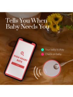Owlet Smart Sock 3 Baby Monitor, Dusty Rose