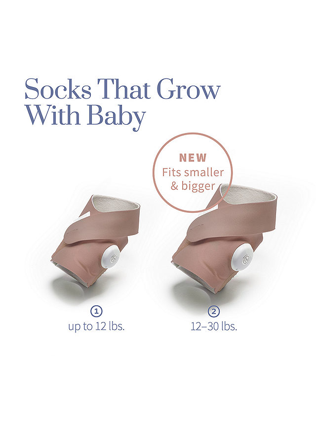 Owlet Smart Sock 3 Baby Monitor, Dusty Rose