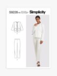 Simplicity Misses' Comfortwear Jackets and Pull On Pants Sewing Pattern S9228