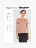 Simplicity Misses' Knit T-Shirt Sewing Pattern S9229