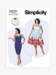 Simplicity Misses' Close Fitting Dress Sewing Pattern, S9291
