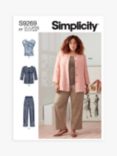 Simplicity Plus Size Jacket, Top and Trousers Sewing Pattern, S9269