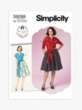 Simplicity Misses' Wrap Top and Skirt Sewing Pattern, S9288