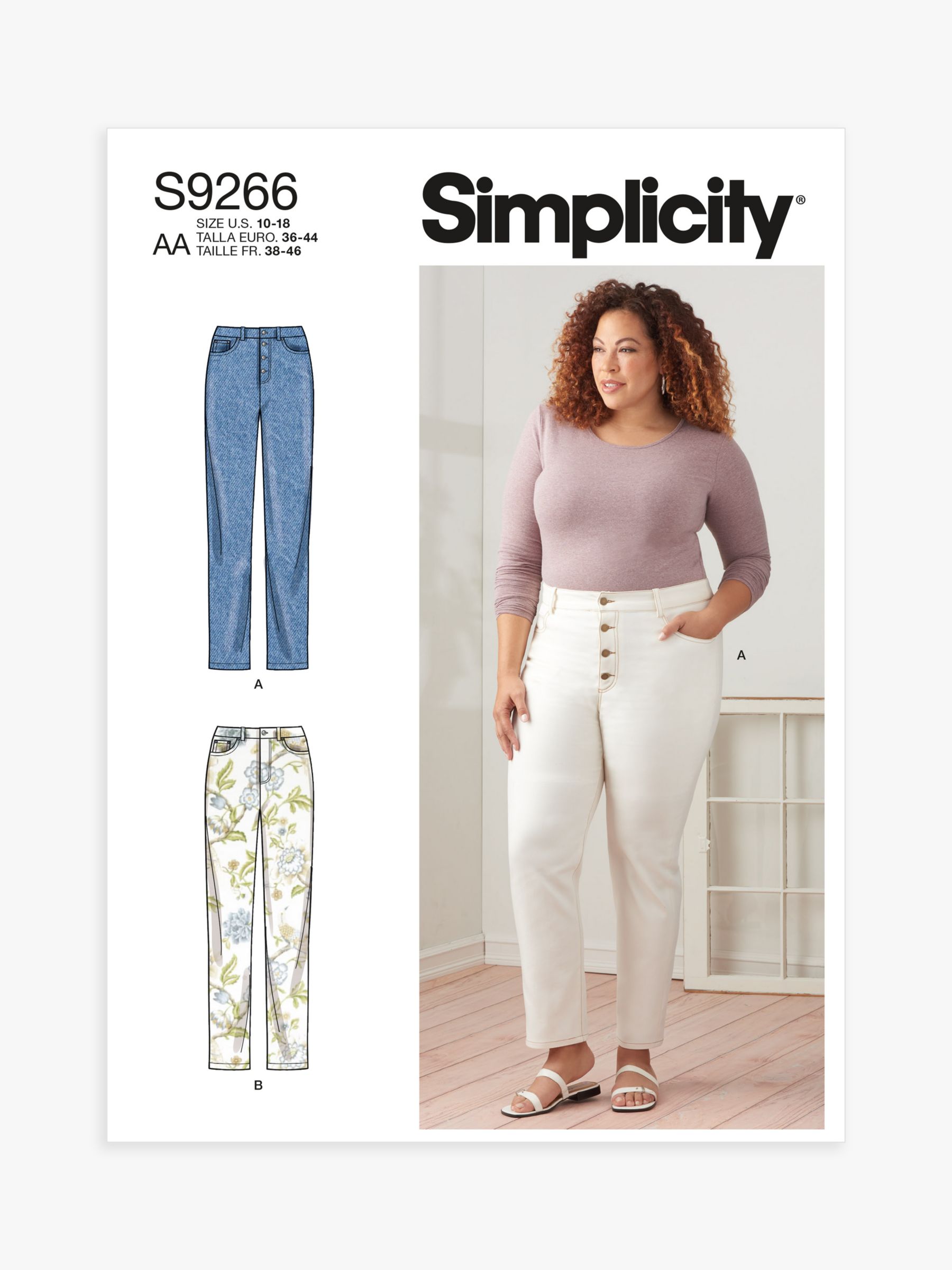 Simplicity 1069 Misses' Wide Leg Pants or Shorts & Skirts in 2 Lengths