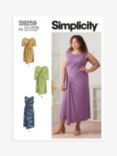 Simplicity Plus Size Knit Dress and Tunic Sewing Pattern, S9259