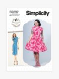 Simplicity Misses' Fitted Dress Sewing Pattern, S9292