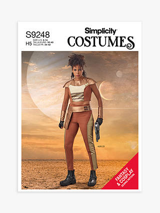 Simplicity Costume Space Mercenary Sewing Pattern, S9248, H5