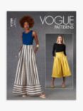 Vogue Misses' Skirt Trousers Sewing Pattern V1789, F5