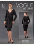 Vogue Misses' V-Neck Dress Sewing Pattern V1775