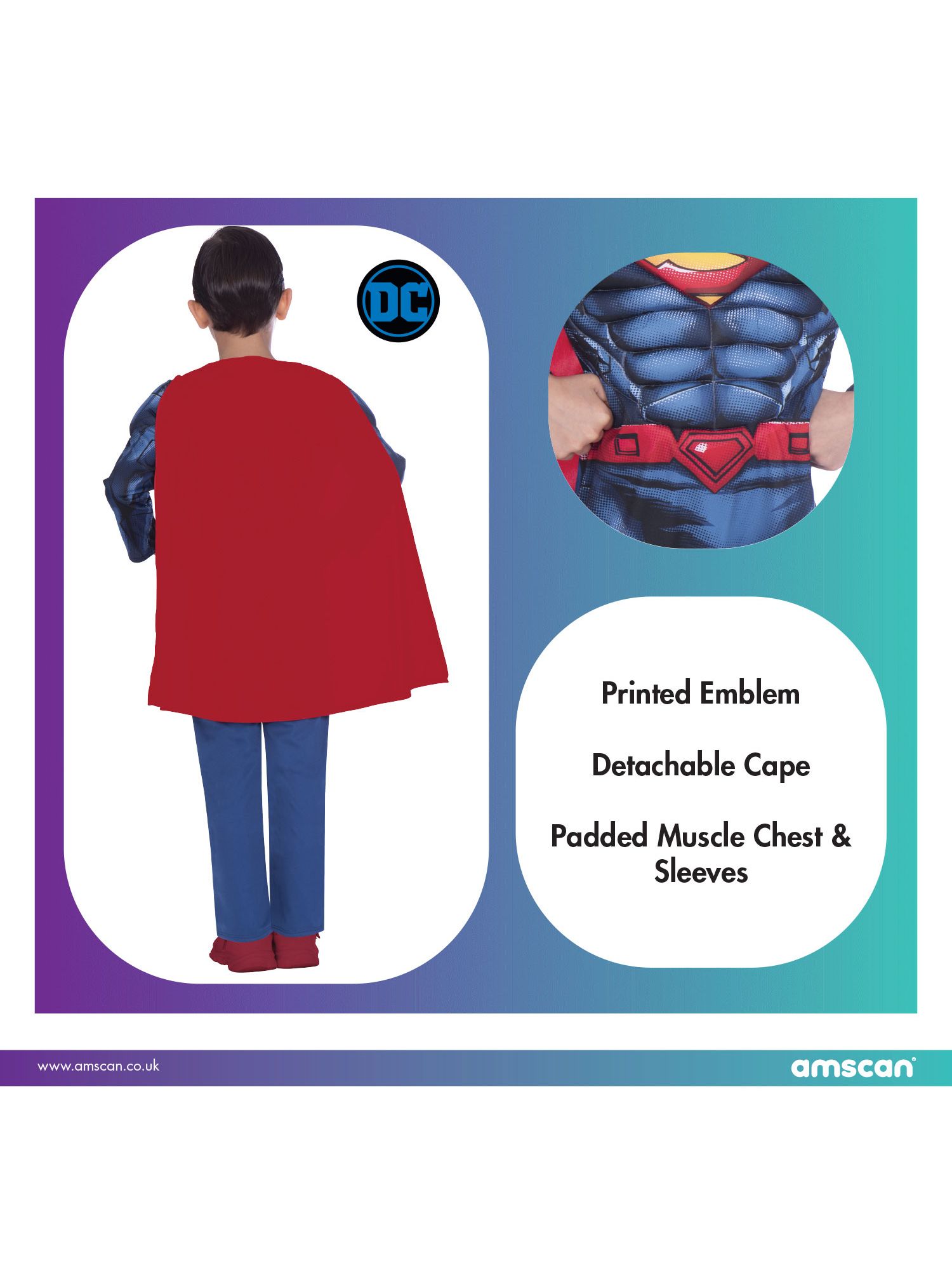 Buy Superman Deluxe Children's Costume Online at johnlewis.com