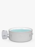 Lay-Z-Spa Singapore AirJet Plus Inflatable Round Hot Tub & Clearwater Spa Chemical Starter Kit, 5 Person