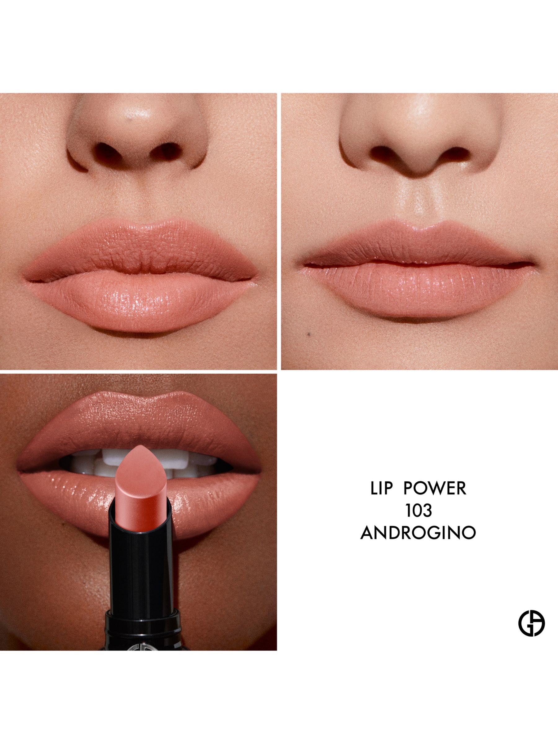 Giorgio Armani Lip Power Vivid Colour Long Wear Lipstick, 103 Androgino 4