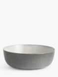 John Lewis Reactive Glaze Stoneware Cereal Bowl, 16.6cm, Natural