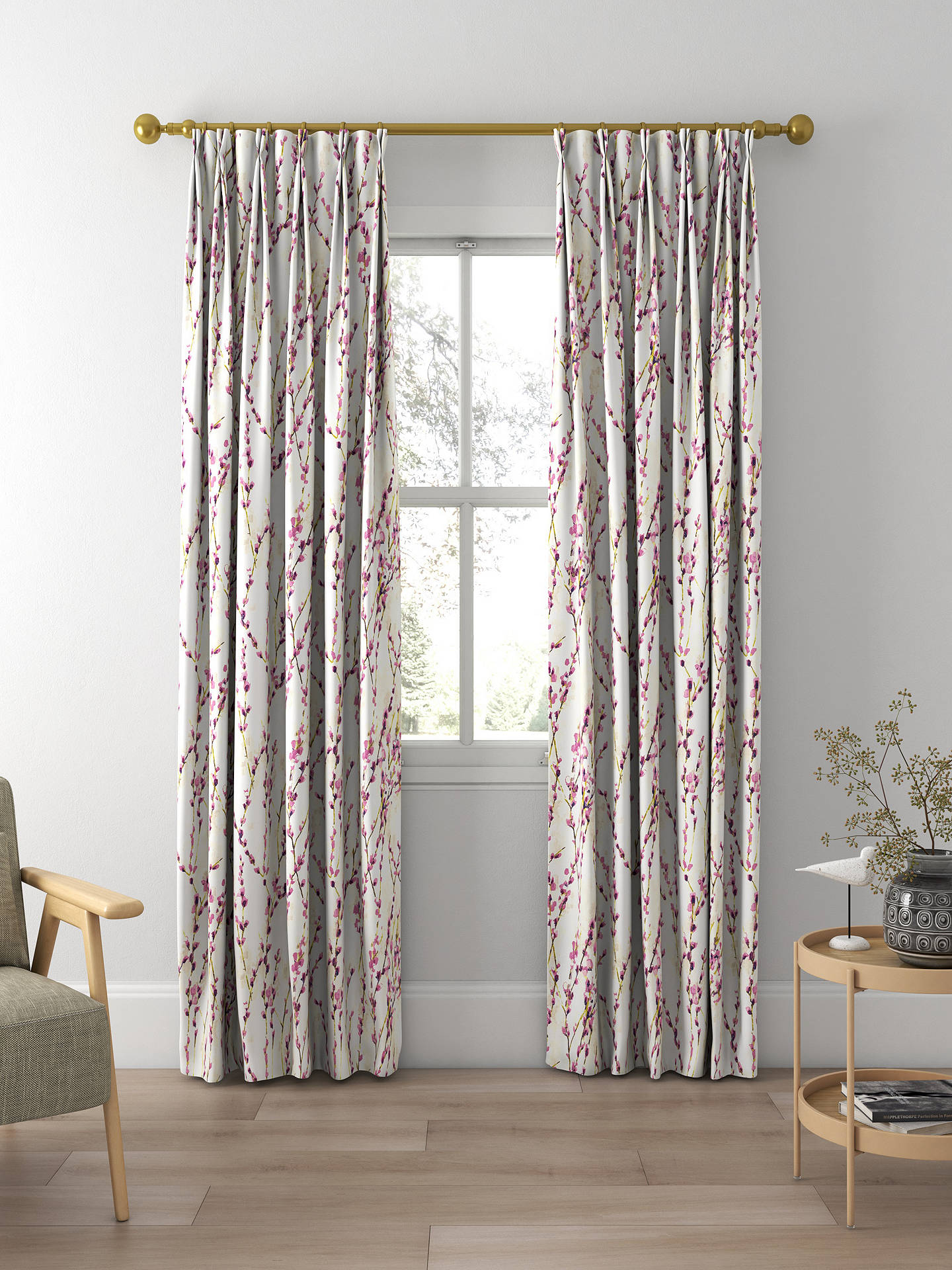 Harlequin Salice Made to Measure Curtains, Plum